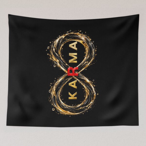 Item preview, Karma Meets The Flow Of Time designed and sold by KLERIKSTORE.