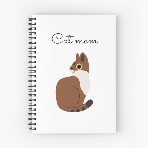 Item preview, Cat mom brown white designed and sold by my-trendy-shop.