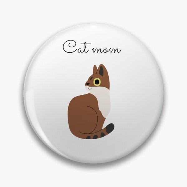 Item preview, Cat mom brown white designed and sold by my-trendy-shop.