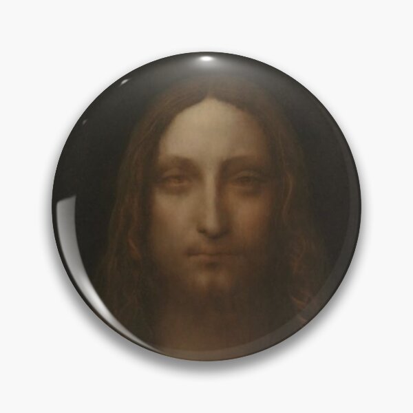 Item preview, Leonardo da Vinci Salvator Mundi Renaissance Jesus Painting designed and sold by VintageManiac.