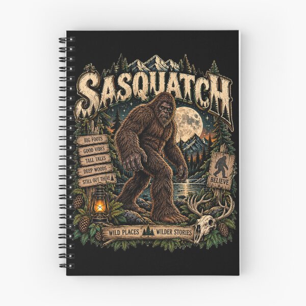 Item preview, Sasquatch Wild Places Wilder Stories designed and sold by DarkMoonSiren.