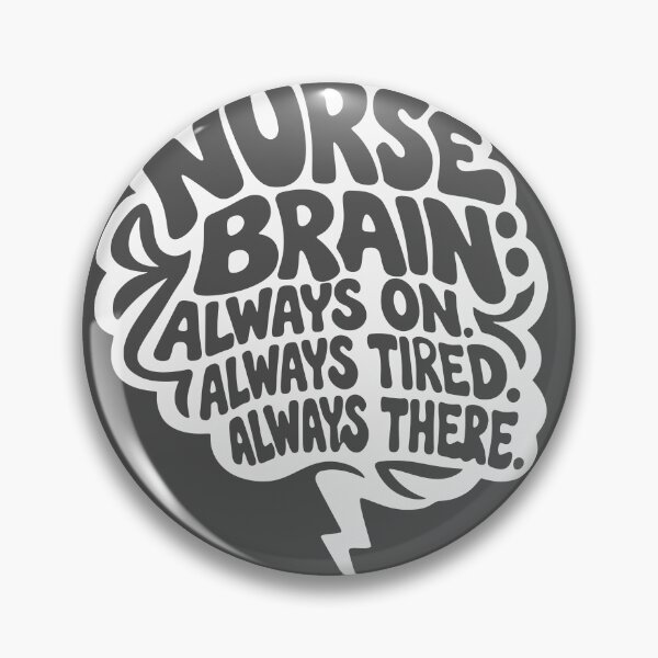 Artikelvorschau, Krankenschwester-Gedanke: Immer wach, immer müde, immer da – Lustiges T-Shirt für Krankenschwestern (RN) – Geschenkidee entworfen und verkauft von KiwyStudio.