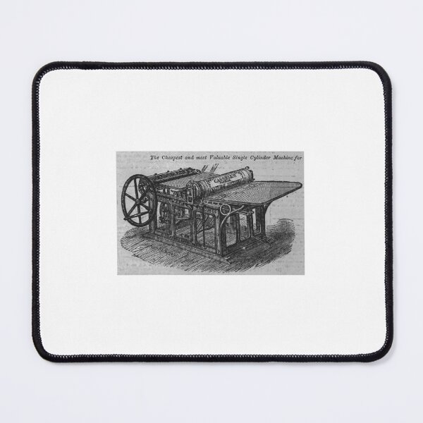Item preview, Victorian Printing Press Industrial Illustration designed and sold by Antique Science Press.