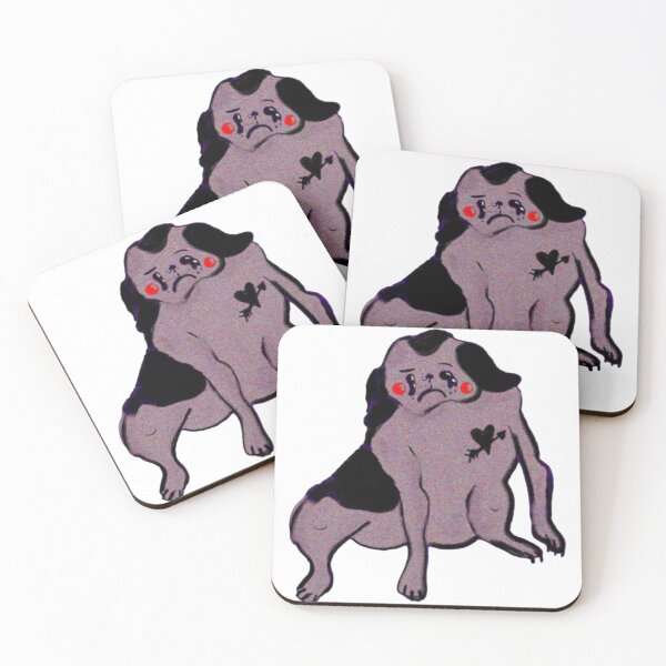 Item preview, Sad Monster Dog Heartbreak designed and sold by Lazuatsarts.