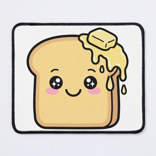 Item preview, Melty Butter Toast Kawaii designed and sold by xiaoxiaochibi.