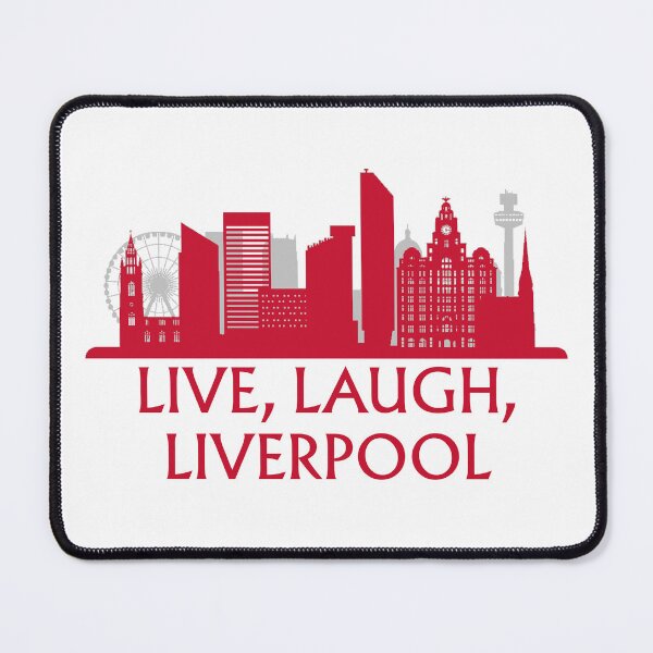 Item preview, Live, Laugh, Liverpool Reds designed and sold by Logo-A-GoGo.