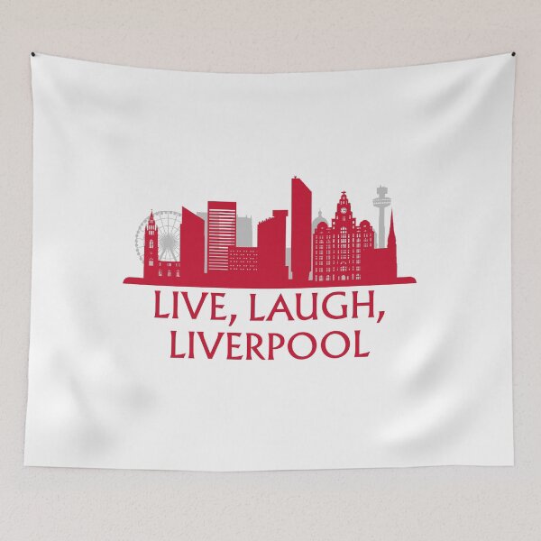 Item preview, Live, Laugh, Liverpool Reds designed and sold by Logo-A-GoGo.