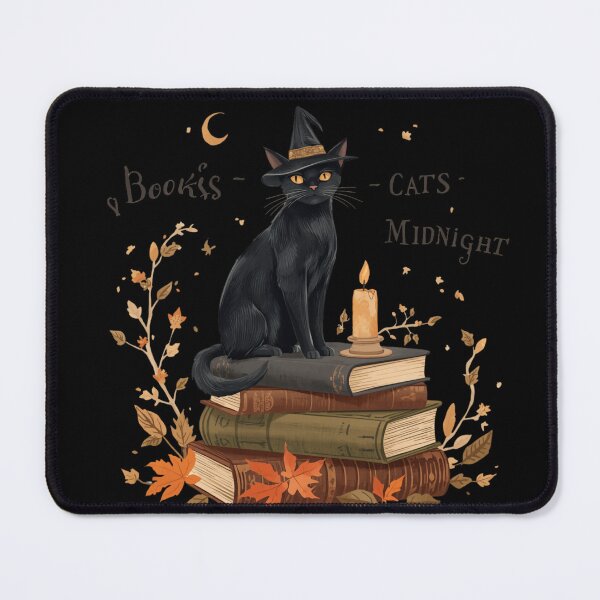 Item preview, Bookish Black Cat Aesthetic designed and sold by ChicTrendz.