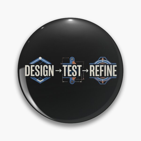 Item preview, Design Test Refine Mechanical Engineering designed and sold by Amr Darwish Graphic designer.