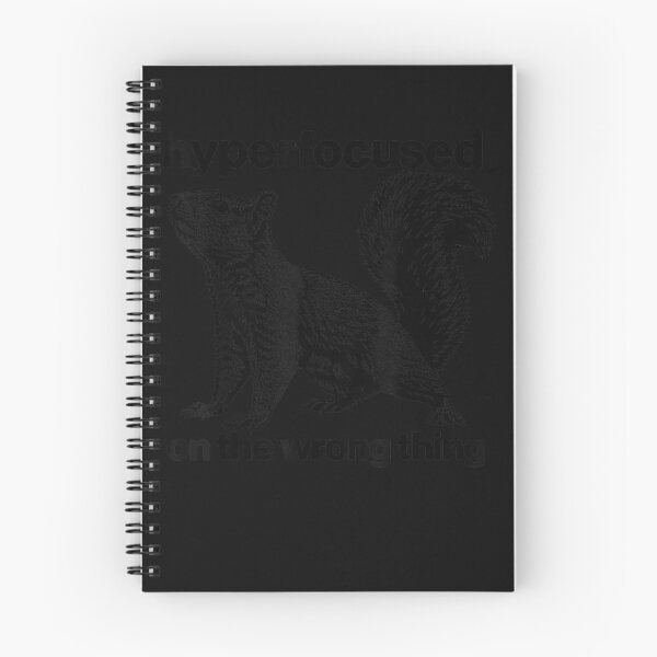 Item preview, Hyperfocused On The Wrong Thing Funny Squirrel ADHD Humor designed and sold by leevekaArt.