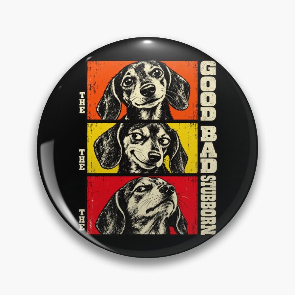Item preview, Dachshund - The Good, The Bad, The Stubborn designed and sold by inkstyl.