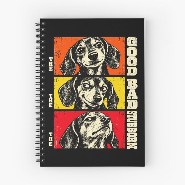 Item preview, Dachshund - The Good, The Bad, The Stubborn designed and sold by inkstyl.