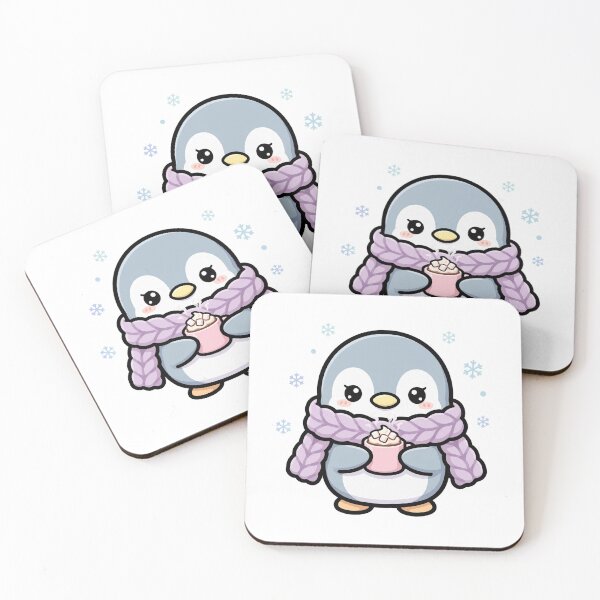 Item preview, Cozy Penguin Cocoa Scarf designed and sold by xiaoxiaochibi.