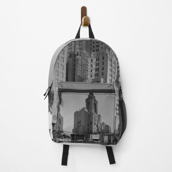 Item preview, Kennedy Plaza, the Superman Building, downtown Providence, Rhode Island vintage black and white photograph designed and sold by Astrid Arkhangelsky.