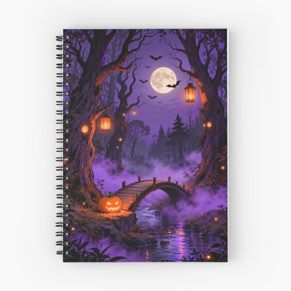 Item preview, Aesthetic Spooky Forest - Mystical Halloween Night designed and sold by thelexiverse.