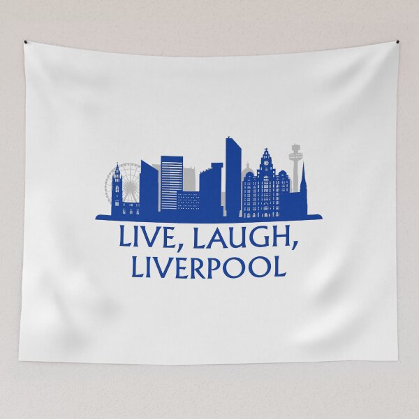 Item preview, Live, Laugh, Liverpool Blues designed and sold by Logo-A-GoGo.