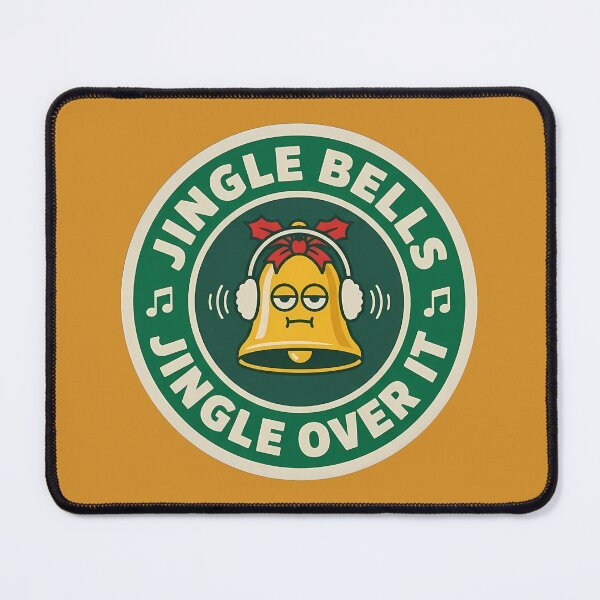 Item preview, Jingle Bells Jingle Over It Funny Christmas Badge designed and sold by DripCultureLab.
