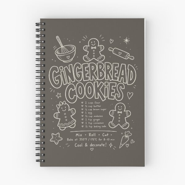 Item preview, Gingerbread Cookies Recipe Funny Christmas Design designed and sold by RR-Arts.