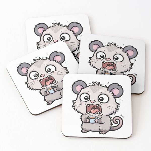 Item preview, Chaos Opossum Tiny Coffee designed and sold by xiaoxiaochibi.