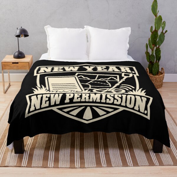 Item preview, New Year New Permission Detectorist Design designed and sold by DreamLayerStudio.