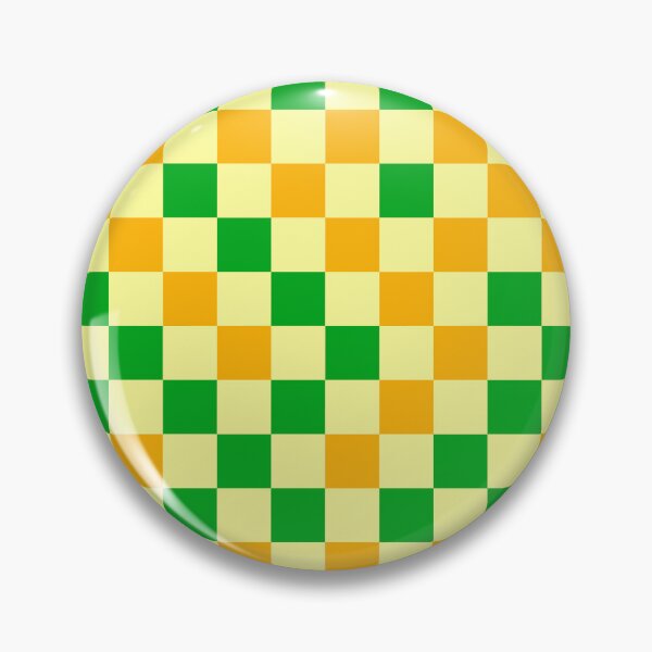 Item preview, Green And Yellow On Yellow Checkered Pattern   designed and sold by PatternTitan.