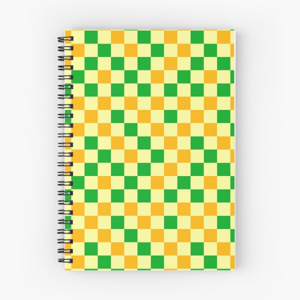 Item preview, Green And Yellow On Yellow Checkered Pattern   designed and sold by PatternTitan.