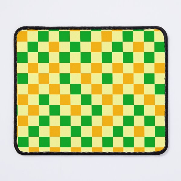 Item preview, Green And Yellow On Yellow Checkered Pattern designed and sold by PatternTitan.