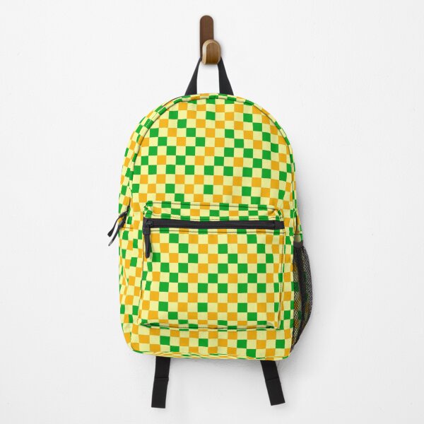 Item preview, Green And Yellow On Yellow Checkered Pattern   designed and sold by PatternTitan.