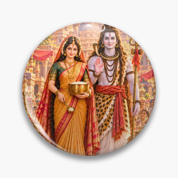 Item preview, Annapurna and Shiva Bless Kashi’s Celebration of Abundance designed and sold by Homyar.