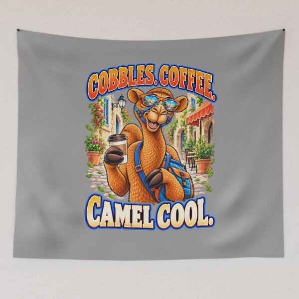 Item preview, Cobbles. Coffee. Camel Cool – Funny Camel T-Shirt – Funny Camel T-Shirt Animal Graphic Camel T-Shirt designed and sold by Camel & Quirk.