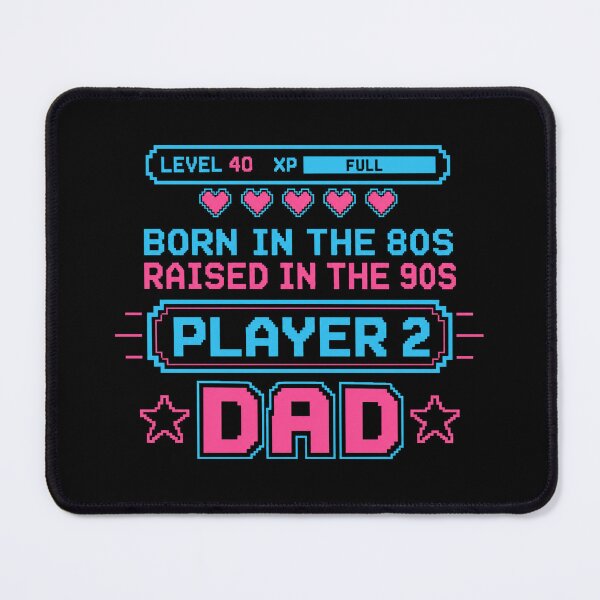 Item preview, Level 40 Born In The 80s Raised In The 90s Gamer Shirt designed and sold by digital.stickerperso.com.