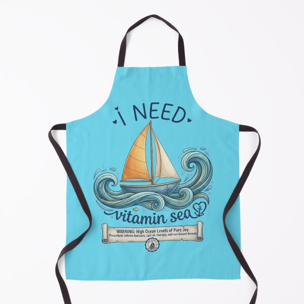 Item preview, I Need Vitamin Sea Funny Prescription Sailboat designed and sold by DreamBig-Shop.