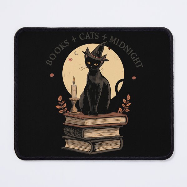 Item preview, Books Cats Midnight Gothic designed and sold by ChicTrendz.