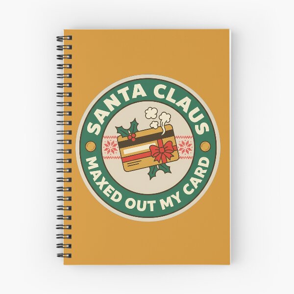 Item preview, Santa Claus Maxed Out My Card Badge designed and sold by DripCultureLab.