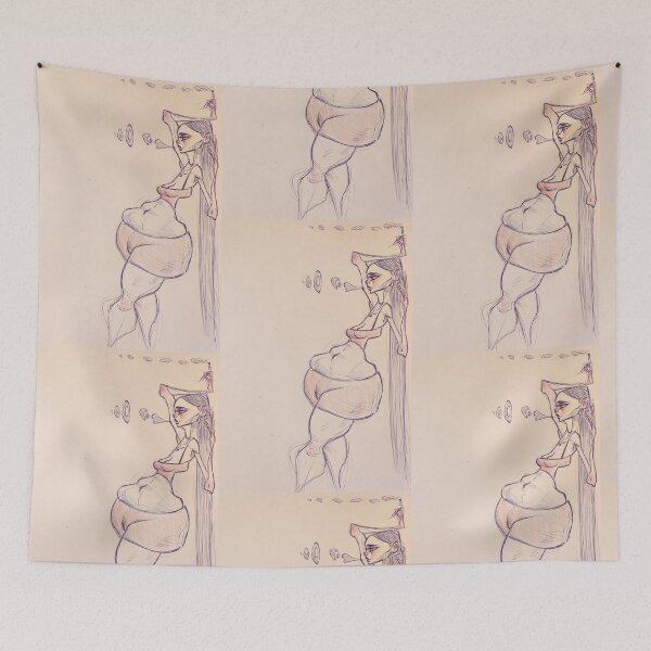 Item preview, Lady-D smoking in style designed and sold by yuvalher.