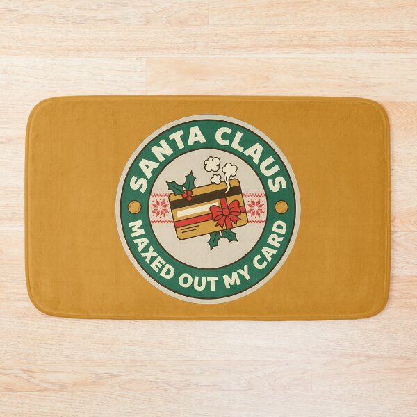 Item preview, Santa Claus Maxed Out My Card Badge designed and sold by DripCultureLab.