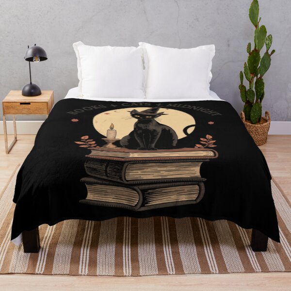 Item preview, Books Cats Midnight Gothic designed and sold by ChicTrendz.