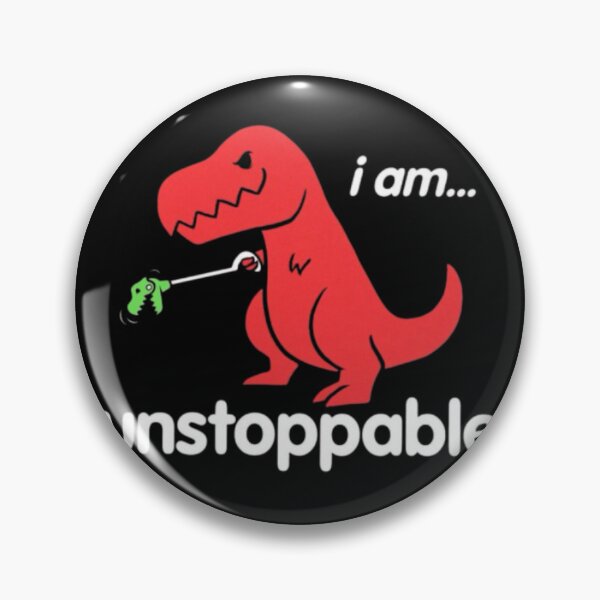 Item preview, Determined Red Dinosaur Holding Small Toy designed and sold by WATEKE.