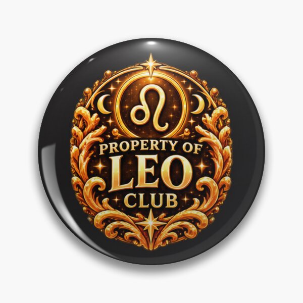 Item preview, Property of Leo Club – Golden Celestial Leo Zodiac Astrology Design designed and sold by MetaModel Editions.