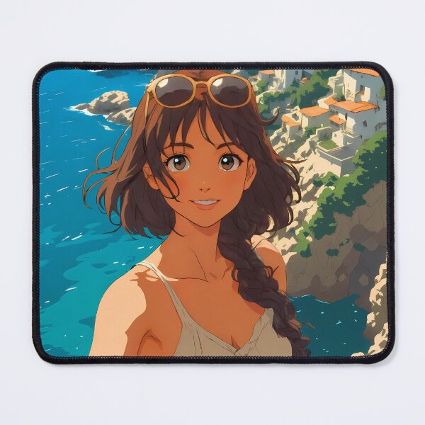 Item preview, Anime Girl in Costa Brava designed and sold by JacksoonLester.