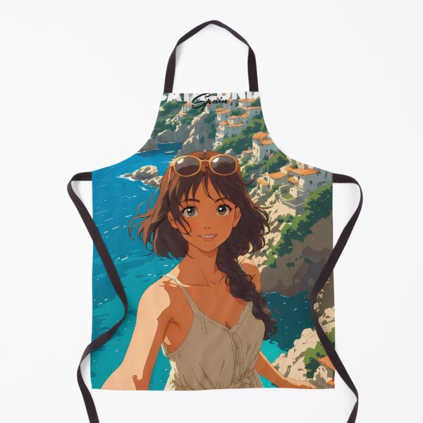 Item preview, Anime Girl in Costa Brava designed and sold by JacksoonLester.
