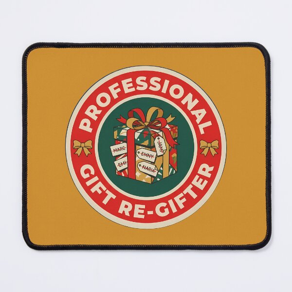 Item preview, Professional Gift Regifter Sarcastic Christmas Badge designed and sold by DripCultureLab.