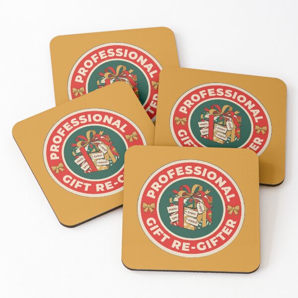 Item preview, Professional Gift Regifter Sarcastic Christmas Badge designed and sold by DripCultureLab.