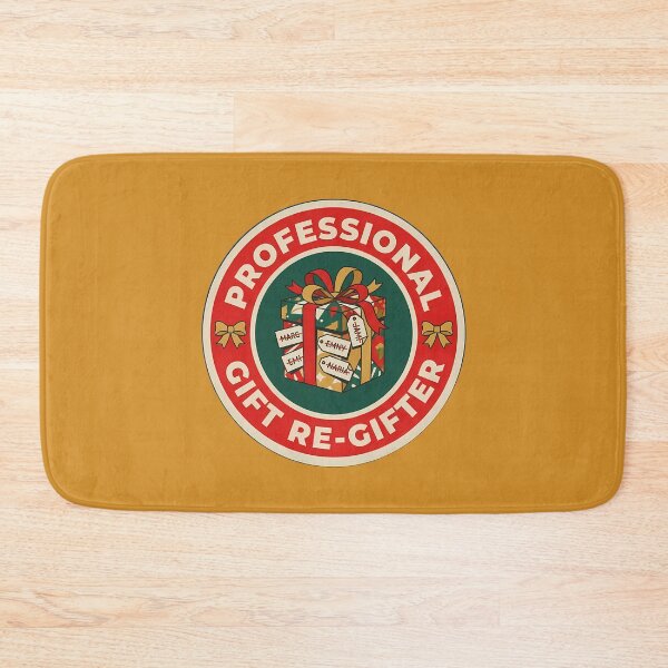 Item preview, Professional Gift Regifter Sarcastic Christmas Badge designed and sold by DripCultureLab.