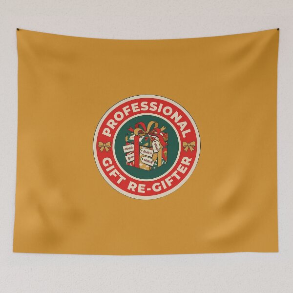 Item preview, Professional Gift Regifter Sarcastic Christmas Badge designed and sold by DripCultureLab.