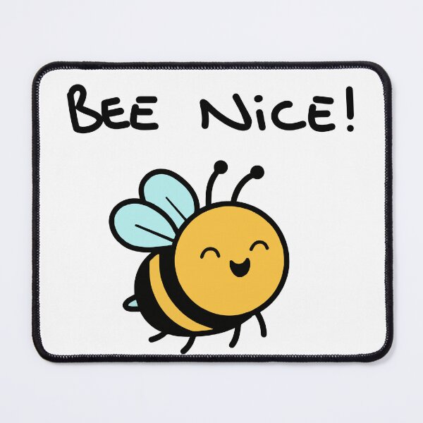 Item preview, Bee Nice! Cute Bee Design For Shirts & Stickers Funny Animal Puns designed and sold by Stocksjohn.
