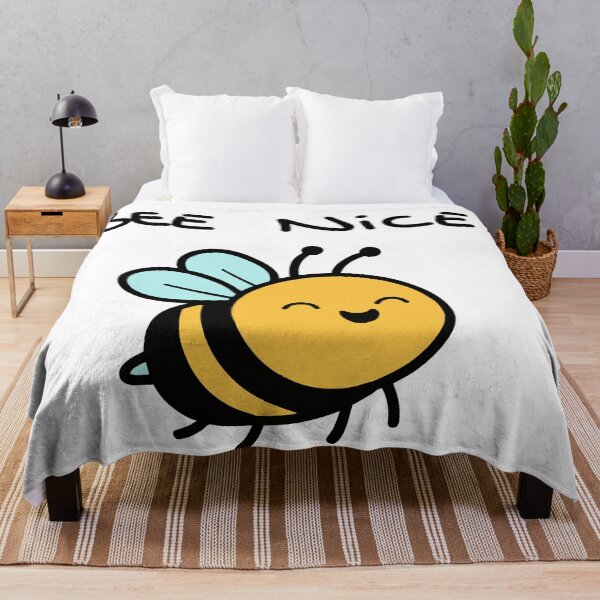 Item preview, Bee Nice! Cute Bee Design For Shirts & Stickers Funny Animal Puns designed and sold by Stocksjohn.
