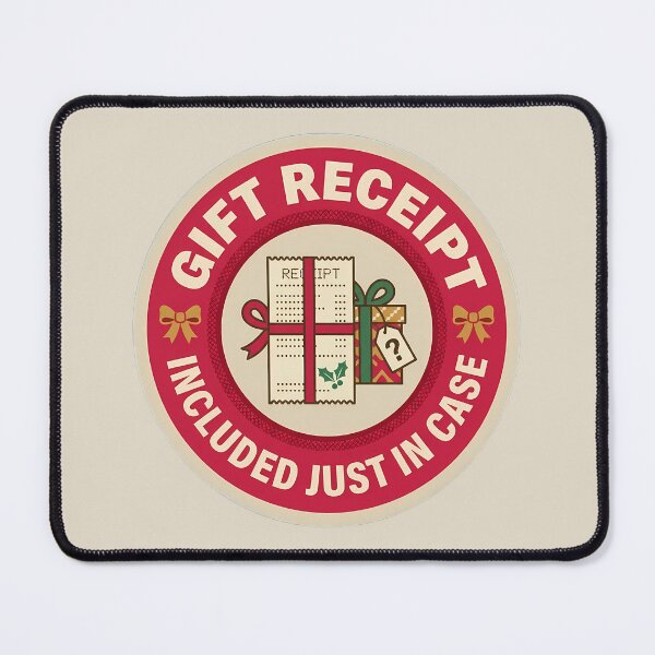 Item preview, Gift Receipt Included Just In Case Badge designed and sold by DripCultureLab.