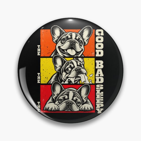Item preview, French Bulldog - The Good, The Bad, The Sleepy designed and sold by inkstyl.