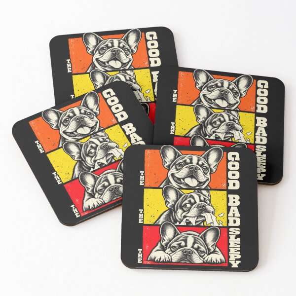 Item preview, French Bulldog - The Good, The Bad, The Sleepy designed and sold by inkstyl.